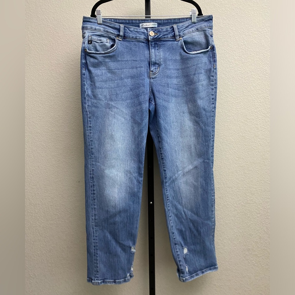 KanCan Women’s Light Blue Boyfriend Jeans